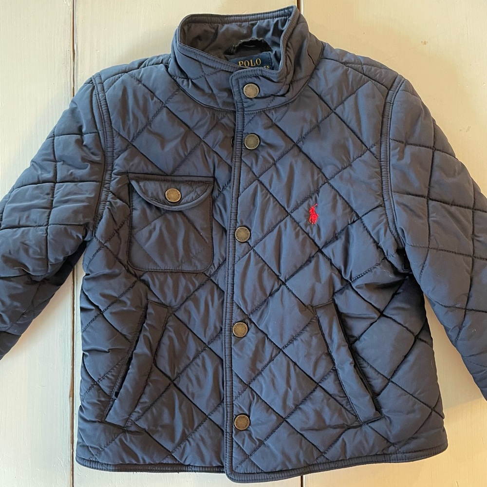 3T Polo Quilted Jacket in Navy